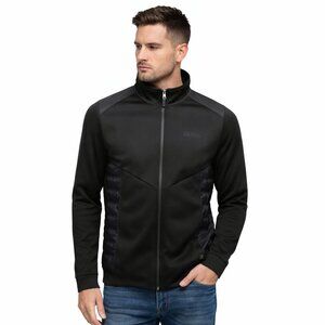 Hugo Boss Men's Jalmstad Pro1 Black Thin Jacket Sweatshirt